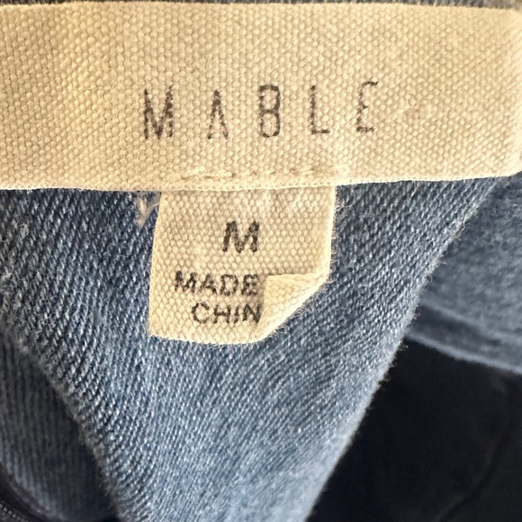 Mable Blue Denim Mini Dress Size | Medium - Picture 6 of 7
